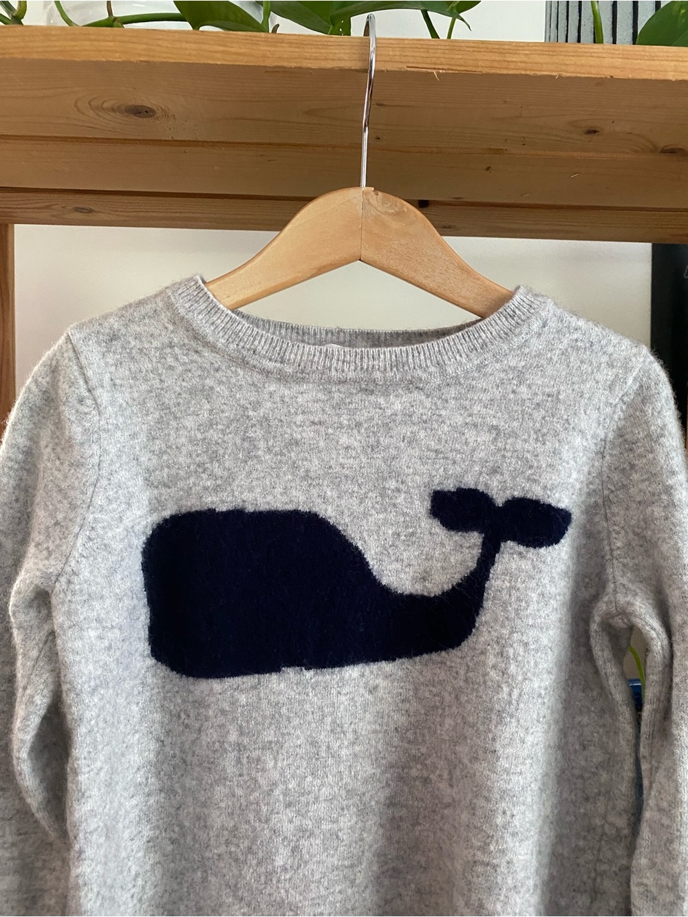 Vineyard Vines Cashmere Wool Blend Whale Crewneck Sweater Medium - Picture 6 of 15
